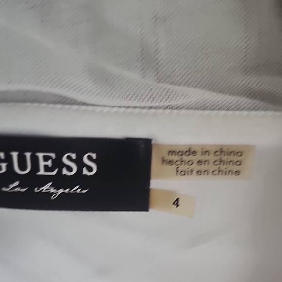 Guess Black and White Halter Sheath Mini Dress - Picture 5 of 8